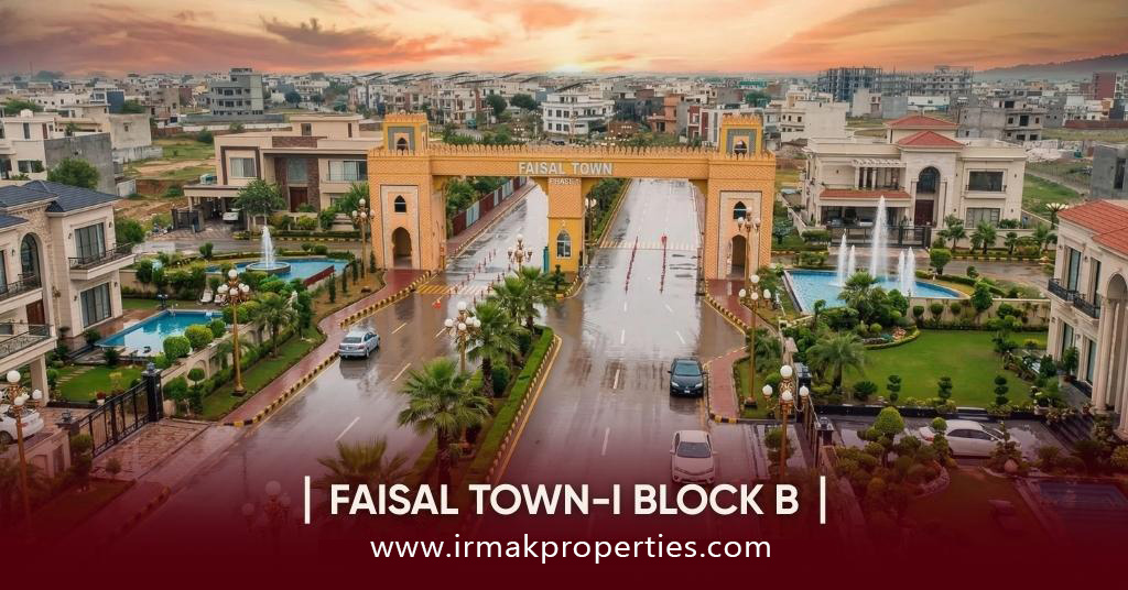 Faisal-Town-i-block-b 10 Marla Plot for Sale in Faisal Town -1 Islamabad