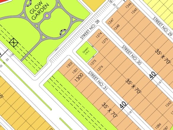 For Sale Faisal Town Block C 10 Marla Plot Front Backopen