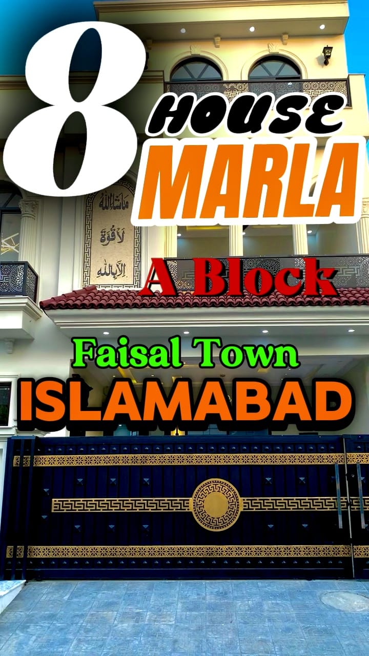 8 Marla House For Sale in FAISAL TOWN A Block