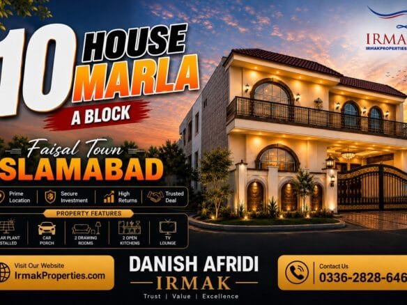 10 Marla House for Sale in Faisal Town