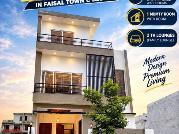 5 Marla House For Sale In Faisal Town C Block