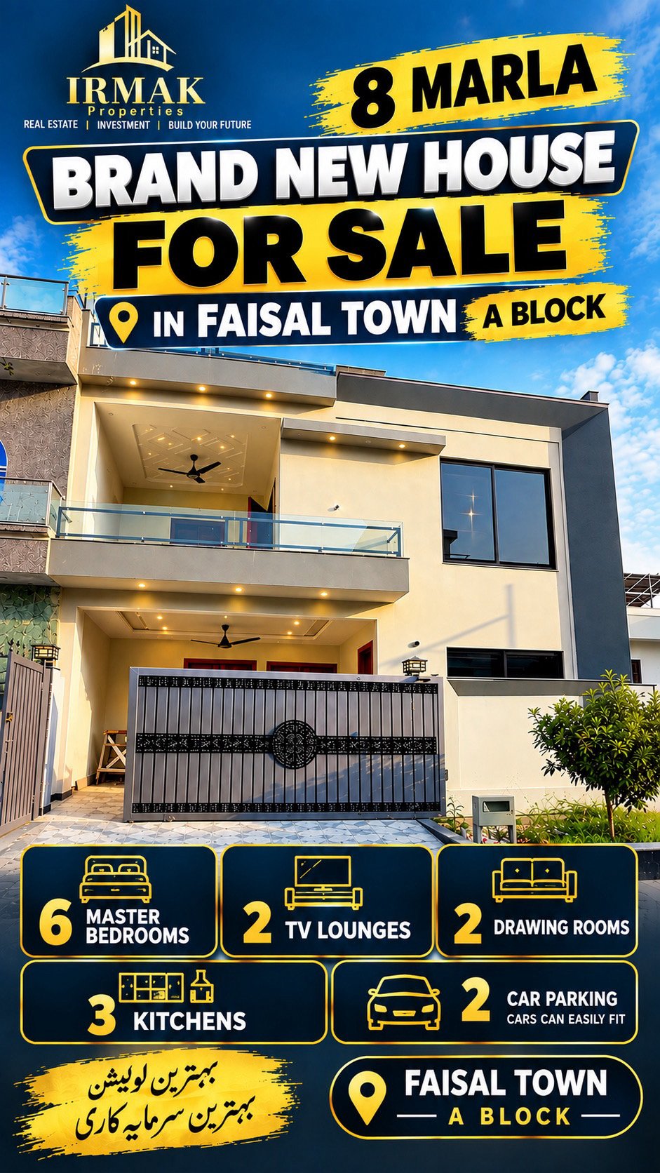 copy_4FEF02DE-D026-44E4-9047-6CEBD4D126C3 8 Marla House For Sale In Faisal Town A Block