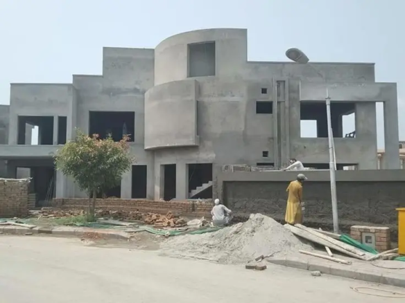 Grey structure construction in Islamabad
